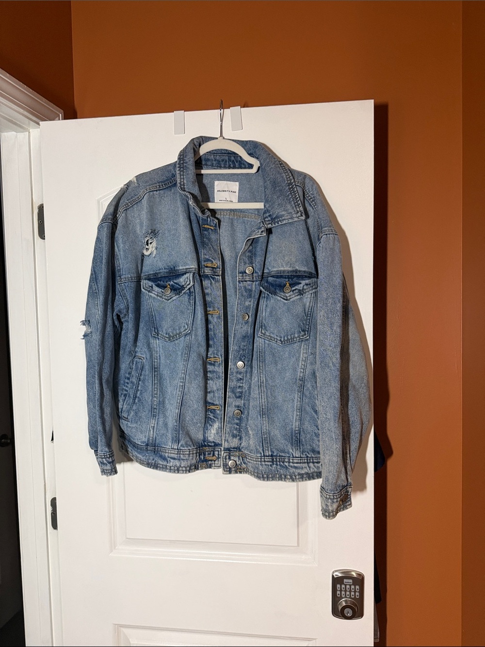 Classic Light Blue Denim Jacket - Women's